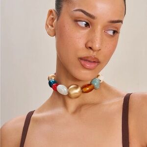 CULT GAIA Mercier Beaded
Choker Necklace Brand New